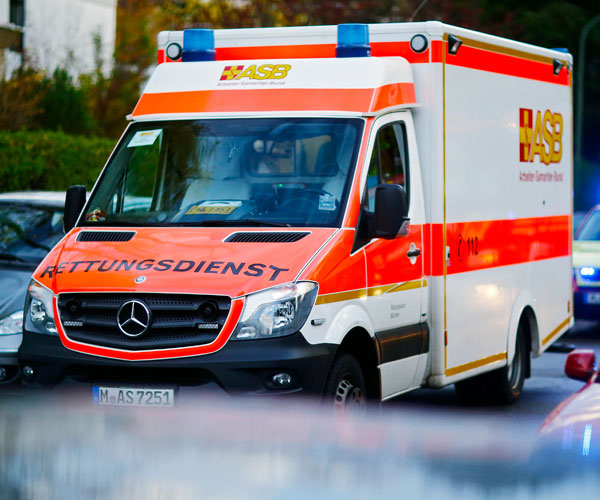 Rettungswagen des asb