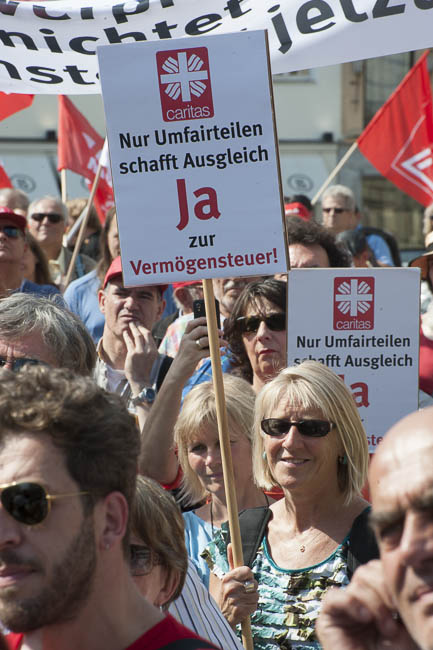 Demo Umfairteilen - 07.09.2013   -  Foto: Werner Bachmeier