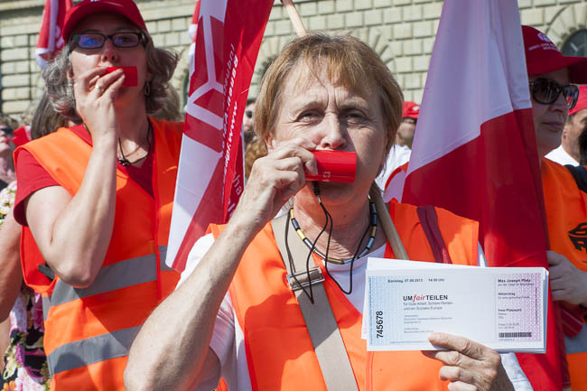 Demo Umfairteilen - 07.09.2013   -  Foto: Werner Bachmeier